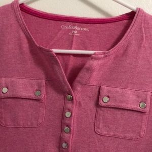 🎀Croft & Barrow 3/4 sleeve shirt